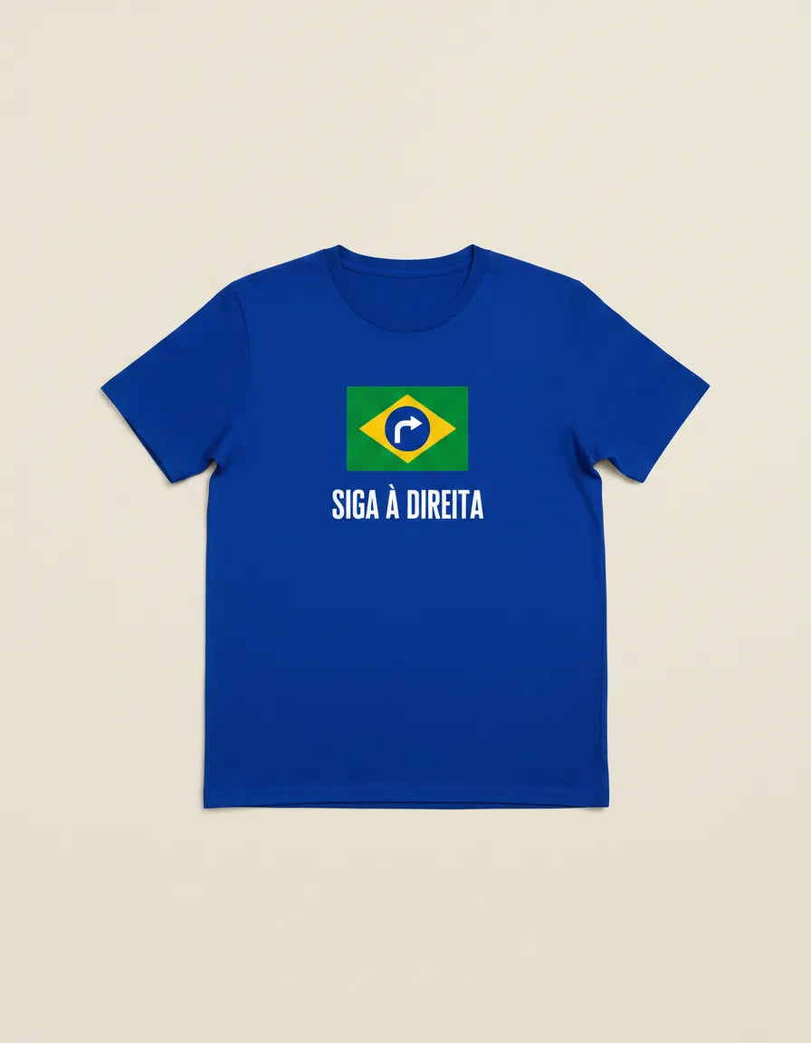 Camiseta Siga A Direita - Coleção AcordaBrasil!™