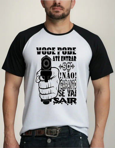 Camiseta Entra Mas Não Sai - Coleção AcordaBrasil!™