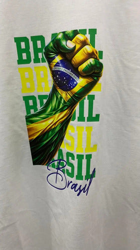 Camiseta Braço Forte Brasil - Coleção AcordaBrasil!™