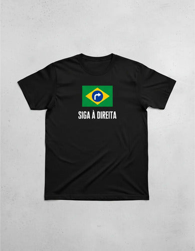 Camiseta Siga A Direita - Coleção AcordaBrasil!™