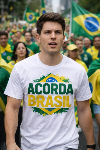 Camiseta Acorda Brasil - Coleção AcordaBrasil!™