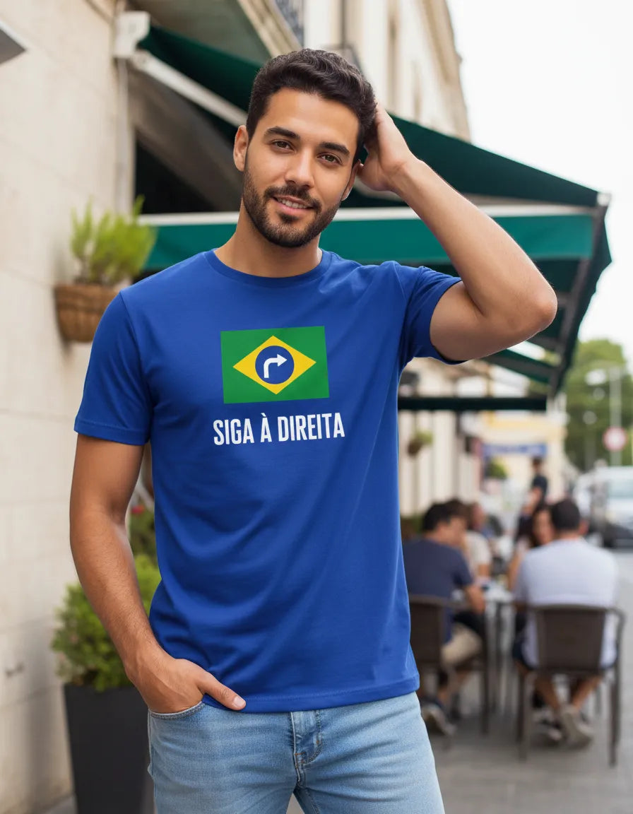 Camiseta Siga A Direita - Coleção AcordaBrasil!™