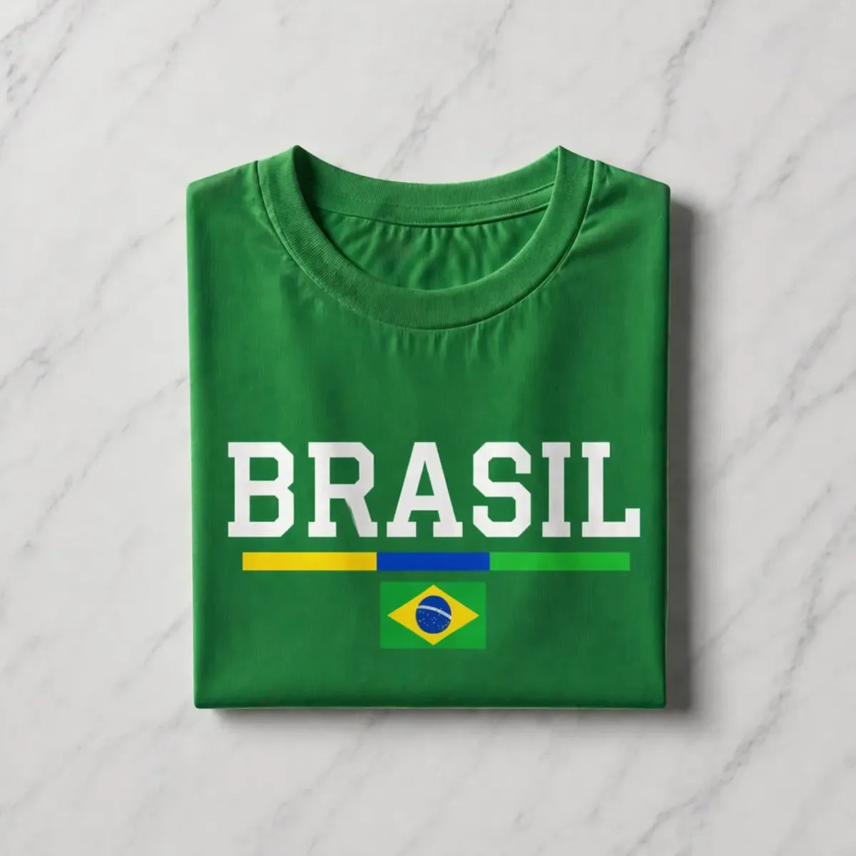 Camiseta Brasil Clássica - Coleção AcordaBrasil!™ [100% ALGODÃO]