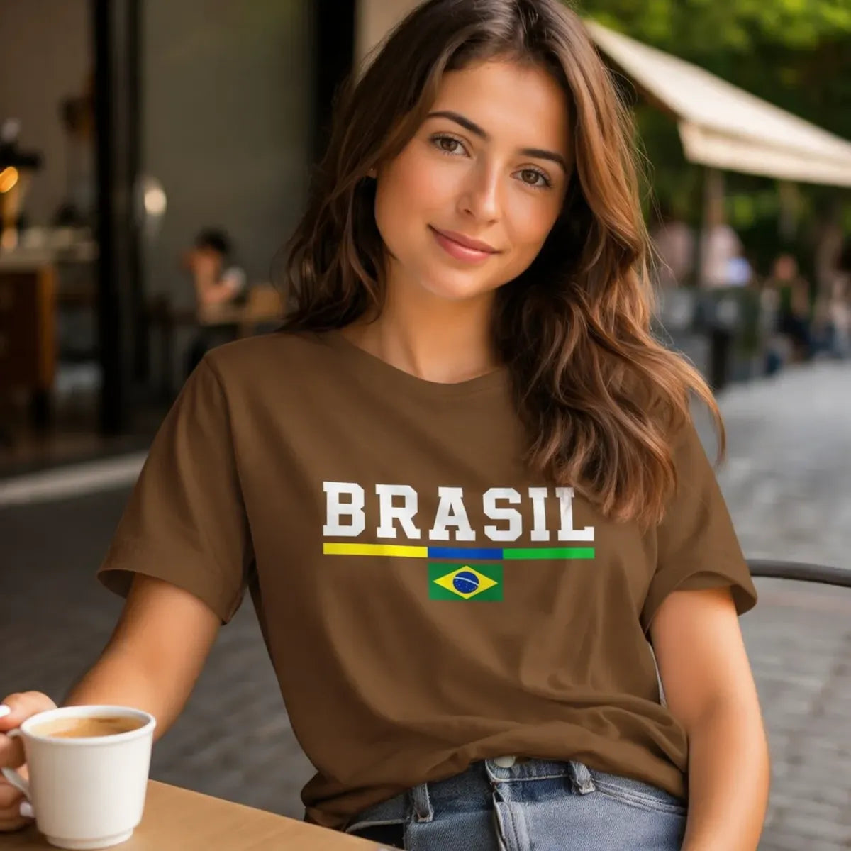 Camiseta Brasil Clássica - Coleção AcordaBrasil!™ [100% ALGODÃO]