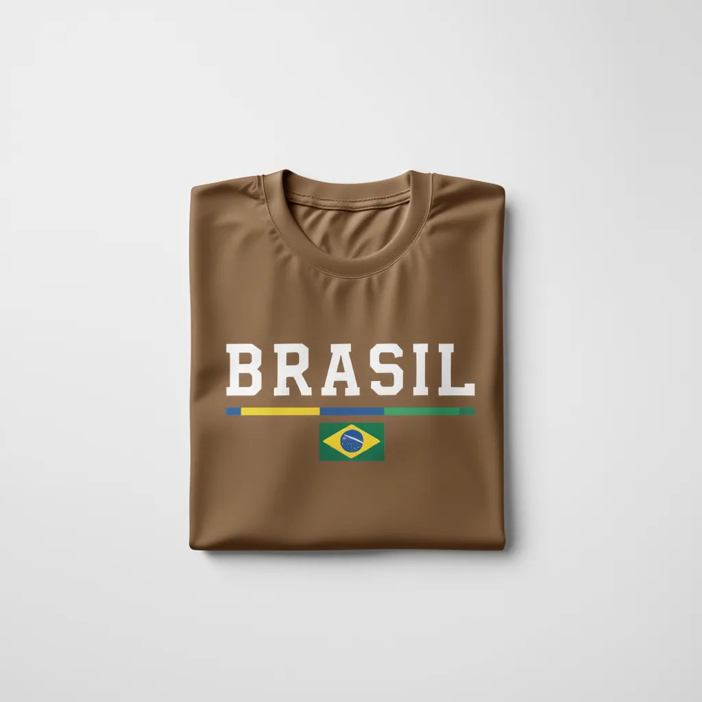 Camiseta Brasil Clássica - Coleção AcordaBrasil!™ [100% ALGODÃO]