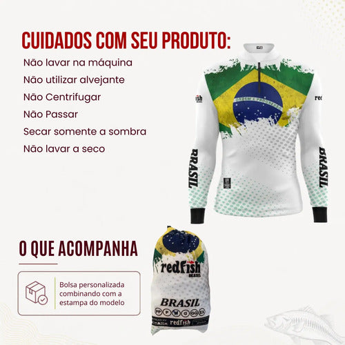 Camiseta Brasil UV - Coleção AcordaBrasil!™ [PROTEÇÃO UV]