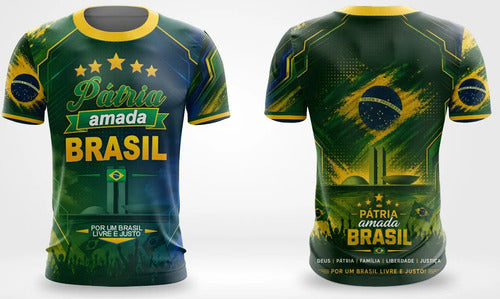 Camiseta Patriota Brasil - Coleção AcordaBrasil!™