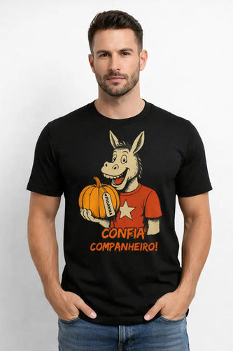 Camiseta Confia Companheiro - Coleção AcordaBrasil!™