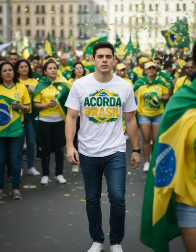 Camiseta Acorda Brasil - Coleção AcordaBrasil!™