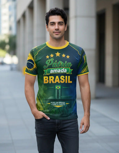 Camiseta Patriota Brasil - Coleção AcordaBrasil!™