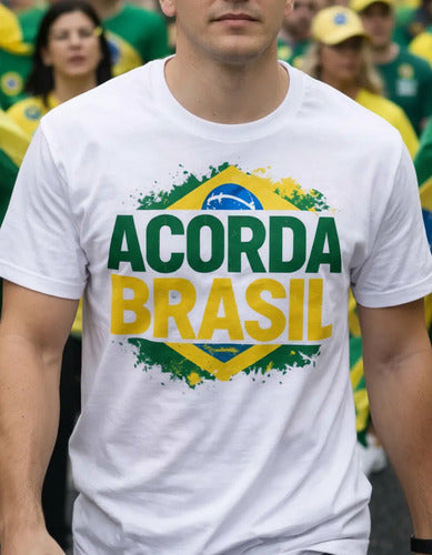Camiseta Acorda Brasil - Coleção AcordaBrasil!™