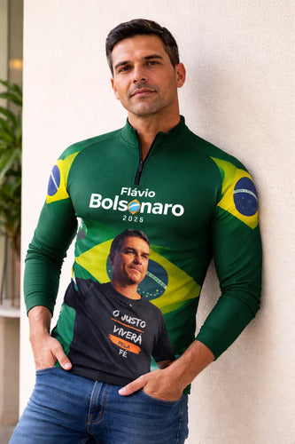 Camisa Flávio Bolsonaro Presidente - Coleção AcordaBrasil!™