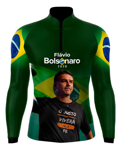 Camisa Flávio Bolsonaro Presidente - Coleção AcordaBrasil!™