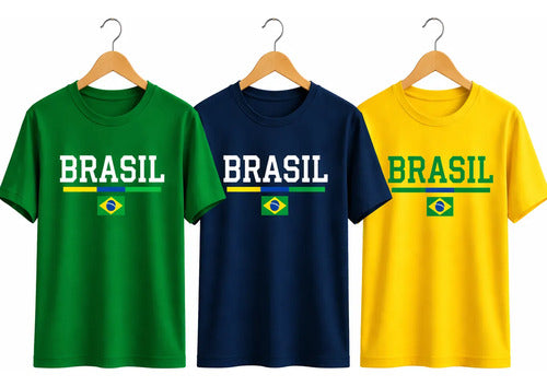 Camiseta Brasil Clássica - Coleção AcordaBrasil!™ [100% ALGODÃO]