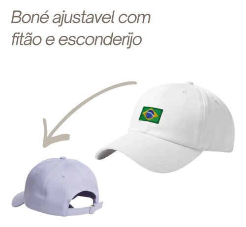 Boné Brasil Brasileiro - Coleção AcordaBrasil!™ [OFERTA PAGUE 3 LEVE 5]