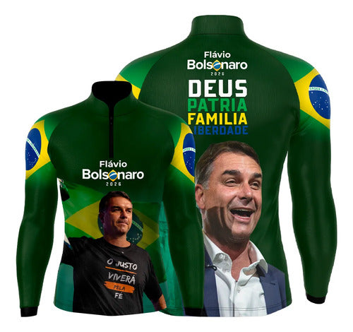 Camisa Flávio Bolsonaro Presidente - Coleção AcordaBrasil!™
