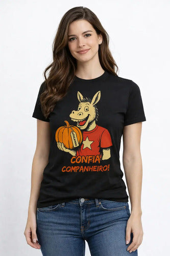 Camiseta Confia Companheiro - Coleção AcordaBrasil!™