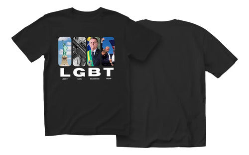 Camiseta LibertyGunsBolsonaroTrump - Coleção AcordaBrasil!™