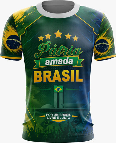 Camiseta Patriota Brasil - Coleção AcordaBrasil!™