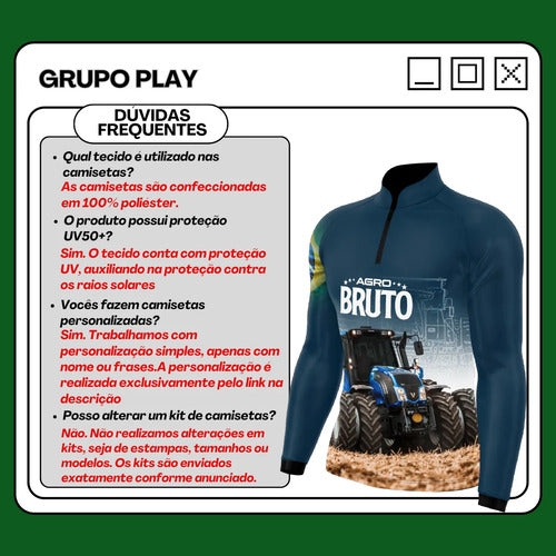 Camiseta Agro Bruto - Coleção AcordaBrasil!™  [Proteção UV+]