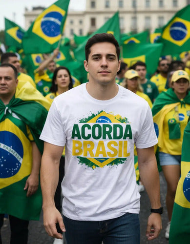 Camiseta Acorda Brasil - Coleção AcordaBrasil!™