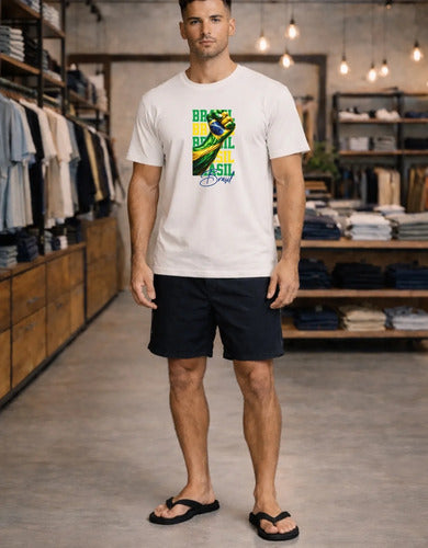 Camiseta Braço Forte Brasil - Coleção AcordaBrasil!™