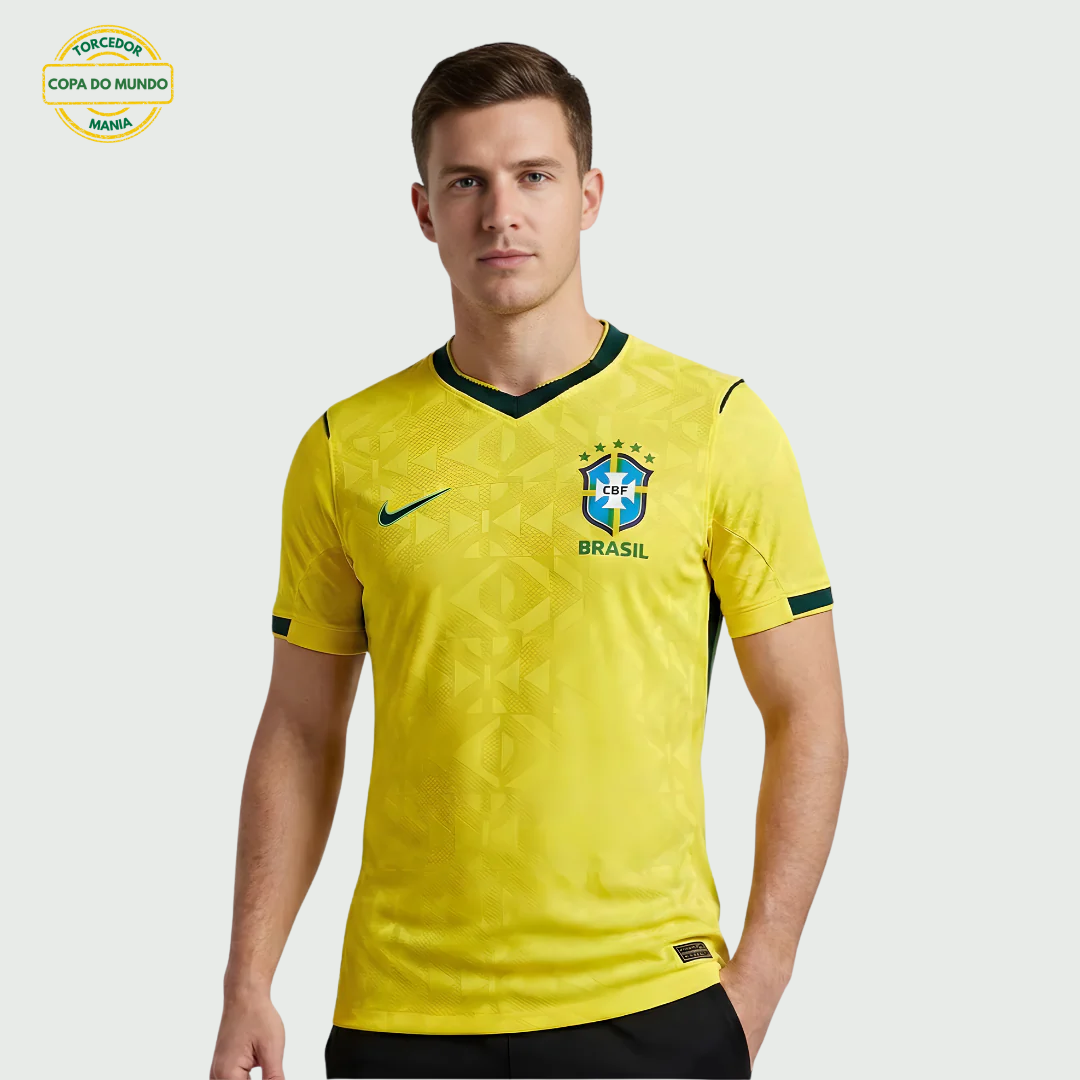 Camisa Seleção Brasileira Jogador 2026/27 Amarela