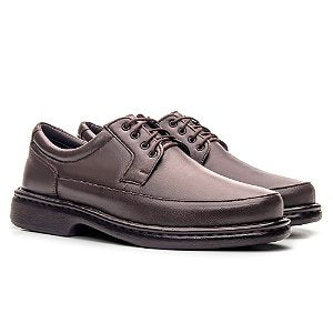 Sapato Masculino De Couro Legítimo Comfort Plus - CS28 Preto